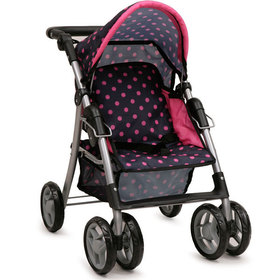 Детска количка за кукли Pinky dots - 9352